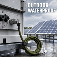 Cable Conector Circular Impermeable IP68 IPX9K de Aviación a Adaptador LP20 20A JST para Inversor Solar, Almacenamiento de Energía, Uso en Exteriores