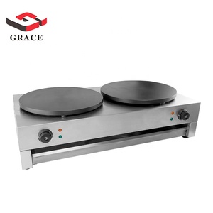 Détecteur de rayures électrique, <span class=keywords><strong>Double</strong></span> et simple, en acier inoxydable, antiadhésif, professionnel, Commercial - Product Image 1