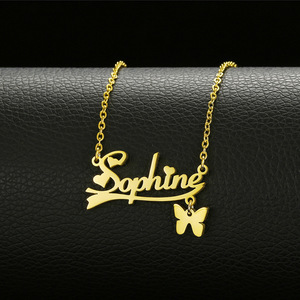 Collana Classica Fai-da-Te di Alta Qualità in Acciaio Inossidabile, Personalizzabile con Nome e Lettere per Uomo e Donna - Product Image 3