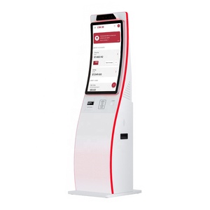 SDK Software Package 23.6/32 Inch Curved Touch Monitor Pos Stand Self Service Checkout Kiosk for Supermarket - Product Image 1