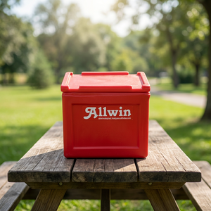 Glacière isotherme Allwin 20 litres, rouge, écologique, avec conservation de la fraîcheur - Product Image 3