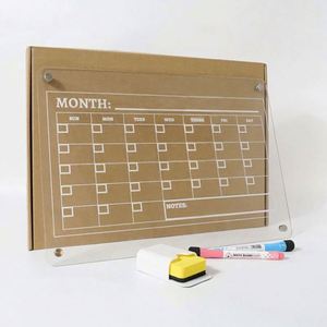 Tableau de planification effaçable à sec personnalisé et réutilisable en acrylique magnétique pour réfrigérateur - Product Image 5