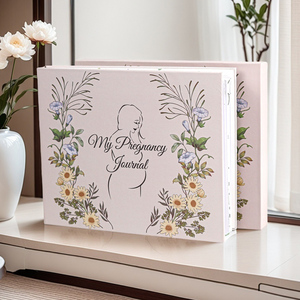 Diario de Embarazo Espiral con Logotipo Personalizado, <span class=keywords><strong>Libro</strong></span> de Recuerdos de Maternidad, Manual Prenatal, Cuaderno <span class=keywords><strong>para</strong></span> Bebés <span class=keywords><strong>para</strong></span> Futura Mamá, Venta al Por Mayor OEM - Product Image 1