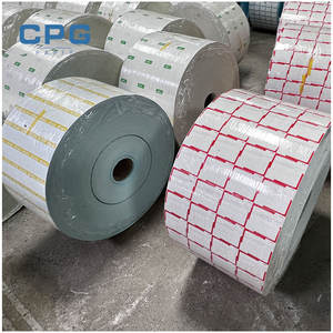 Rouleau géant de papier thermique pour étiquettes, sensible à la chaleur, imperméable, pour expédition, en rouleau vierge, vente en gros d'usine - Product Image 1