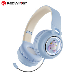 New Wireless Cartoon <strong>Earphones</strong> Over Ear Stereo Bluetooth5.3 <strong>Cute</strong> LED Headphones for Girls Headphone With Detachable Mic for Kids - Product Image 2