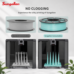 Filament d'imprimante 3D Sungallon aux couleurs sophistiquées, vente directe d'usine, <span class=keywords><strong>PLA</strong></span>+ texture soie, haute résistance, diamètre 1,75 mm - Product Image 6