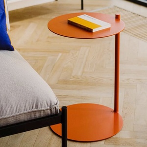 KINNO <span class=keywords><strong>Tavolino</strong></span> da Caffè Pieghevole in Acciaio, Design Nordico Moderno, Creativo e alla Moda, Arredamento per Soggiorno - Product Image 1