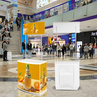 Table de Promotion compacte en plastique ABS Support de comptoir portable uniquement Marketing d'événements Table de Promotion ABS