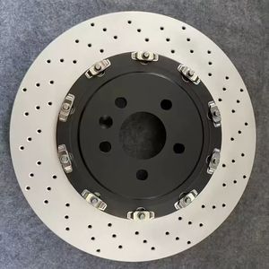 Nouvelles plaquettes et disques de frein arrière pour GMC Terrain 2018-2020 - Disques revêtus AEGIS GEOMET avec plaquettes en céramique Alpha, finition métallique - Product Image 2