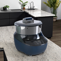Fonction de chauffage Mélangeur sur socle électrique Mélangeur d'aliments de cuisine planétaire avec fonction de mélange de pâte avec écran tactile