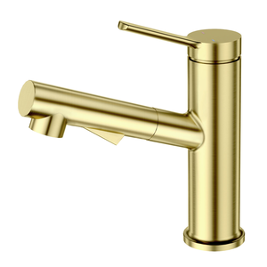 modern bathroom Modern 304 SS Single Handle Pull <b>Down</b> Pull Out Faucet Household - Product Image 6