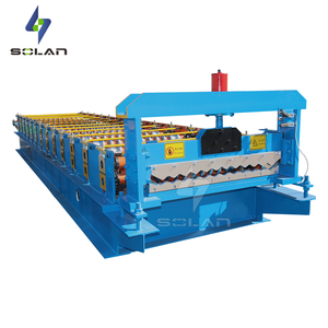 Máy tạo hình cuộn tôn sóng tự động hoàn toàn cho tấm lợp mái với hệ thống điều khiển PLC, tiết kiệm năng lượng - Product Image 1