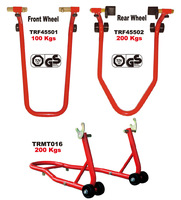 Élévateur de support de moto universel en acier robuste pour plate-forme stable non démontable de garage pour un changement de pneu facile
