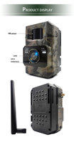Mini caméra de chasse sans fil solaire avec batterie 5200 mAh, transmission cloud 4G LTE, prise en charge du streaming en direct, caméra de jeu extérieure