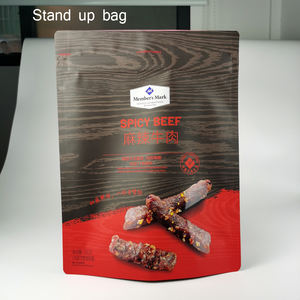 Factory Direct Smell Proof <b>Food</b> Grade Stand up Custom Printed 5oz Jerky Dry Meat Packing <b>Bags</b> - Product Image 3