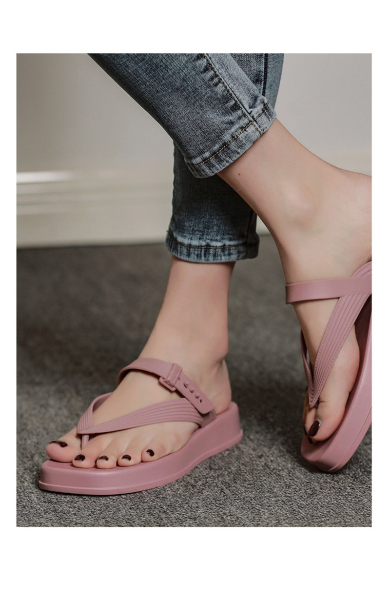 Women's Summer Beach Slides Sandals Outdoor Platform Flip-flops Slippers Girls