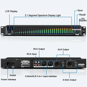 Procesador Crossover de Audio y Ecualizador Gráfico Profesional de 31 Bandas Biner D331 - Product Image 2