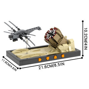 MOC1511 Puzzle de <span class=keywords><strong>film</strong></span> Série créative <span class=keywords><strong>Dune</strong></span> Ornithopter Cadeaux pour adultes et enfants Blocs de construction en plastique DIY Ensembles éducatifs Jouets pour enfants - Product Image 3