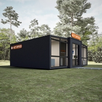 Maison modulaire préfabriquée extensible en kit, conteneur de 20 pieds, maison extensible
