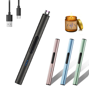 Allume-cigare électrique sans flamme à arc plasma long, rechargeable USB Type-C, pour bougies parfumées et encens - Product Image 1