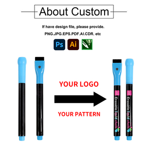 Miglior pennarello per gesso liquido magnetico calendario in acrilico pianificazione cancellazione a umido 1mm pennarello per lavagna Fine con gomma - Product Image 3