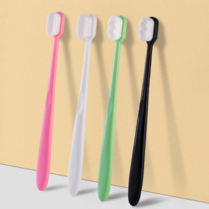 Adult <b>toothbrush</b> with 10,000 bristles, suitable for home oral hygiene, simple design, perfect for couples, fine bristles. - Product Image 1