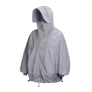 UV Protection Fishing Sun Jacket Hood Breathable Outdoor Face Cover UPF50+ Hiking Mountaineering <b>Coat</b> for <b>Beach</b> Jaket Pelindung - Product Image 3