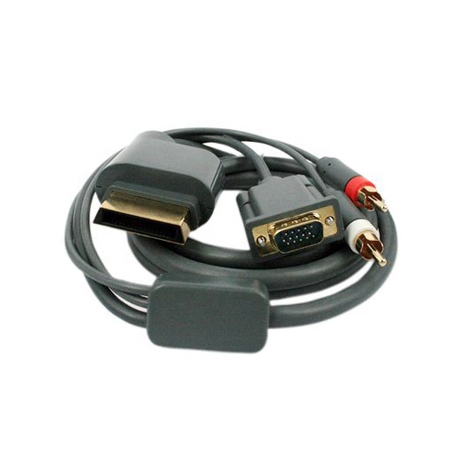 For Xboxes 360 HD VGA AV Cable With Optical Output for Xboxes 360 HD VGA Audio/Video Cable 6ft