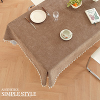 Nappe en chenille résistante à l'eau et à l'huile, luxe léger, haut de gamme, pour salle à manger, cuisine, vente en gros sur mesure