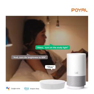 Sistema de Cortinas Inteligente POYAL para la Mejora del Hogar Inteligente con Dispositivo de Enlace Gateway con Control por <span class=keywords><strong>Wifi</strong></span> Zigbee y APP Tuya para Cortinas - Product Image 2