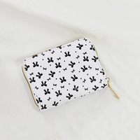 Dompet Kartu Kulit PU Ultra Tipis Grosir, Multi Slot, Lucu untuk Pelajar, Dompet Koin Wanita Portabel, Dompet Uang Modis