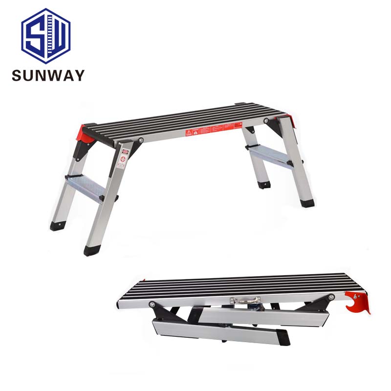 Anti-slip Stable Outdoor Car Washing Folding Durable Lightweight Step Ladders Work Platforms
