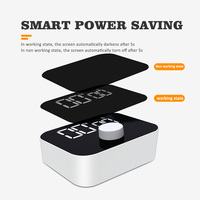 Großer Display-Küchentimer mit Magnetischer Rückseite, 99 Minuten 59 Sekunden Countdown-Timer für Zuhause, Büro und Studium