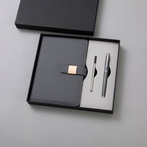 Hot Selling Custom Luxury <b>Leather</b> <b>Diary</b>-Premium Executive Stainless Steel <b>Leather</b> Embossed Notebook Journal Corporate Gift Sets - Product Image 4