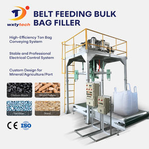 Máquina <span class=keywords><strong>de</strong></span> Llenado <span class=keywords><strong>de</strong></span> Bolsas Grandes <span class=keywords><strong>de</strong></span> 500 kg, 1000 kg, 2000 kg, Peso Ajustable, Llenadora Automática <span class=keywords><strong>de</strong></span> Bolsas a Granel para Empacar Arena, Cemento y Mortero Seco - Product Image 1