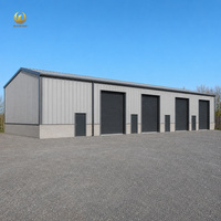 Nave Industrial Prefabricada de Acero, Expandible, Resistente a la Intemperie, Estructura Metálica Duradera para Almacenamiento o Taller