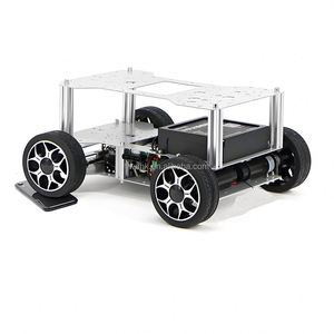 Plateforme de châssis robotisé <span class=keywords><strong>Ackermann</strong></span> à commande par câble avec système de suspension indépendant, compatible avec la conduite télécommandée - Product Image 1