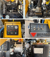 Kompresor Udara Diesel Merek China 185cfm Mini Portabel Tipe Rotary Trailer