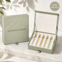 Boîte d'échantillons de parfum personnalisée Lionwrapack, flacon de parfum, emballage cadeau, insert gaufré, matériaux recyclés, boîte en papier pour emballage