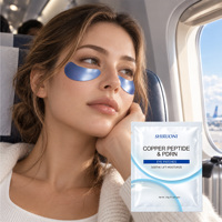 Masque Hydrogel Contour des Yeux OEM ODM au Peptide de Cuivre Bleu PDRN, Caféine et GHK-Cu – Raffermissant, Lissant, Éclaircissant et Hydratant
