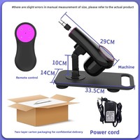 Nouvel Arrivage Vibrateur Dildo Électrique Automatique à Poussée pour Femme, Télécommande Sans Fil, Jouet Sexuel en ABS, Produit Intime