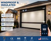 Porte à enroulement de qualité supérieure, conception de sécurité personnalisée pour villas, portail coulissant automatique