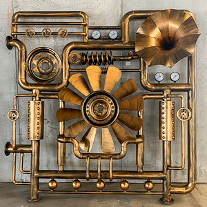 Decoración de bar de estilo Steampunk, decoración de pared, diseño industrial, portátil, para cóctel, mesa móvil, 2022 - Product Image 2