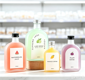 Comerciante Mayorista de Té de Frutas Utiliza Botellas de Vidrio Esmerilado Vacías para Té con Leche, Té de Frutas, Jugo de Frutas, Vino, Té Kung <span class=keywords><strong>Fu</strong></span> - Product Image 3