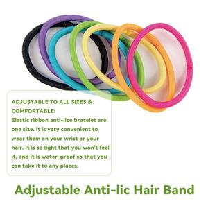 Attaches pour cheveux anti-tiques pour des soins capillaires sains, infusées aux huiles essentielles, écologiques, naturelles, prévention des tiques, attaches pour cheveux pour filles, longue durée - Product Image 6