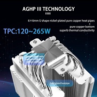 Thermalright Peerless Assassin 120 SE ARGB 6 Caloduc Double Ventilateur PWM Refroidisseur d'air CPU avec Application informatique à technologie AGHP