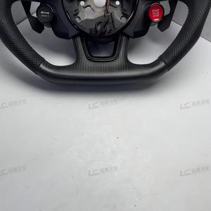Volante de Cuero y Fibra de Carbono para <span class=keywords><strong>Mercedes</strong></span>-Benz 2018-2023 W167 W205 W213 GT <span class=keywords><strong>63</strong></span> Clase C/G/GLA, Personalizado y de Estilo Deportivo - Product Image 3