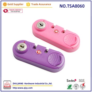 Serrure à fermeture éclair en plastique approuvée TSA8060 <span class=keywords><strong>TSA007</strong></span>, haute sécurité, pour valises de voyage et bagages à roulettes - Product Image 4