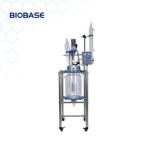 Réacteur en verre à chemise chauffante Biobase Chine <span class=keywords><strong>JGR</strong></span>-10L en stock, en verre borosilicaté GG17 de haute qualité pour laboratoire - Product Image 1