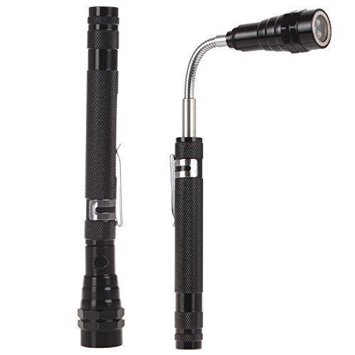 Tensor Flashlight Laser Pointer Flexible LED Flashlight - 3 LED, Magnetic Head ...